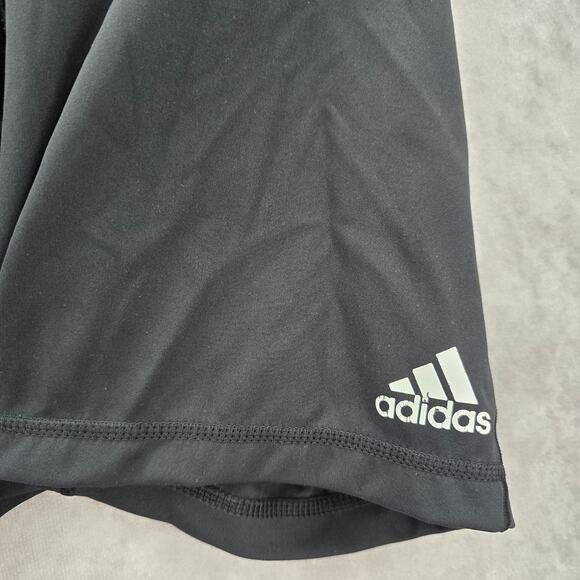Adidas Black Compression Athletic Stretch Active Pants Shorts Small - Picture 3 of 4